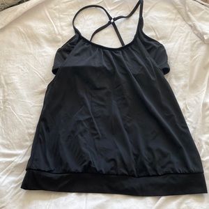 Athleta tankini with underwire.